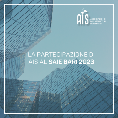 AIS al SAIE Bari 2023: il Presidente Orsenigo sottolinea l’importanza di affidarsi ai protocolli di sostenibilità