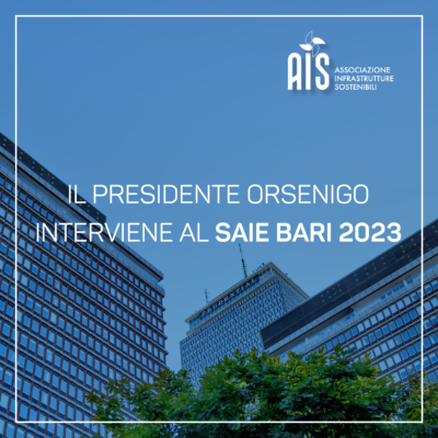 Il Presidente Orsenigo interviene al SAIE Bari 2023