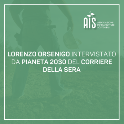 Lorenzo Orsenigo intervistato da Pianeta 2030 del Corriere della Sera