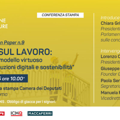 AIS presenta il nuovo Position Paper sulla Sicurezza sul Lavoro alla Camera dei Deputati
