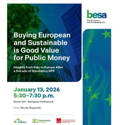 Lorenzo Orsenigo partecipa all’evento “Buying European and Sustainable” in diretta streaming